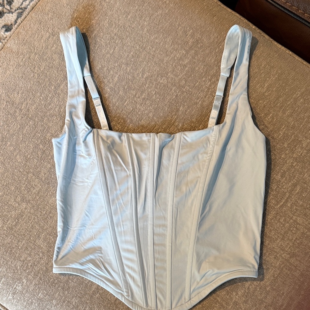 Windsor Light Blue Corset Top